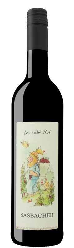 Rotweincuvèe &quot;Leo sieht Rot&quot;